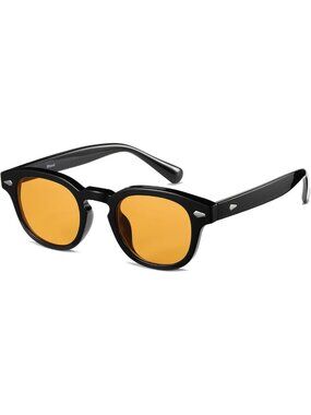 Trendy Retro Small Round Tinted Sunglasses for Women & Men - Stylish Shades